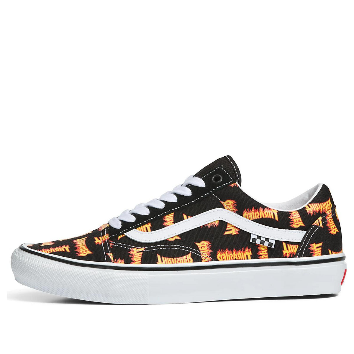 Vans Thrasher x Skate Old Skool 'Allover Thrasher Flame Logo' VN0005W0