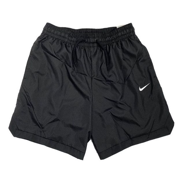 Nike waist Lacing Woven Solid Color Breathable Shorts Black DH7560-011 ...