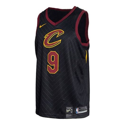 Nike NBA Dwyane Wade Dwayne Cavaliers 9 SW Fan Edition Jersey Black  877201-017