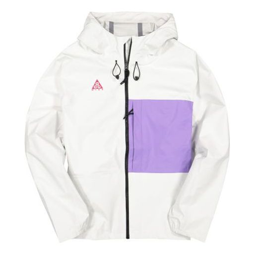 Nike MENS ACG 2.5L Packable Jacket White/Purple BQ7340-121 - KICKS