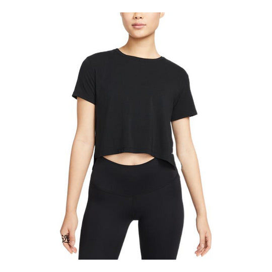 Women's T-shirt Nike Ny Df Layer Ss Top black CJ9326 010 CJ9326