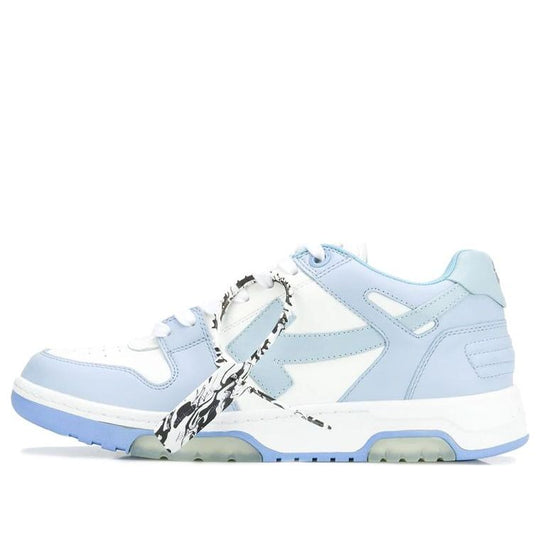 OFF-WHITE Out of Office Low 'White Light Blue' OMIA189F20LEA0010140 ...