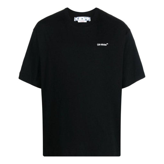 Off-White Chain Arrow T-Shirt 'Black' OMAA120F22JER0051001-KICKS CREW