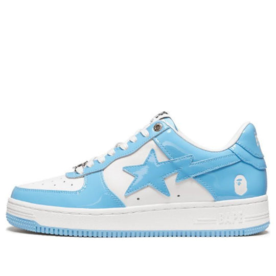 A BATHING APE Sta Low White Blue 1H70-191-001 - KICKS CREW