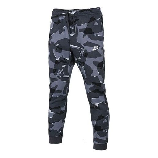 Nike Sportswear Club Knit Fleece Sports Long Pants Camouflage AJ2112-0 ...