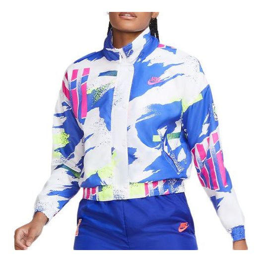 (WMNS) Nike Court Tennis Jacket Blue CU2667-100