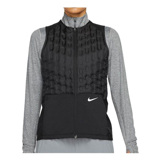 (WMNS) Nike Brand Logo Embroidered Stay Warm Down Vest Black DD6064-010