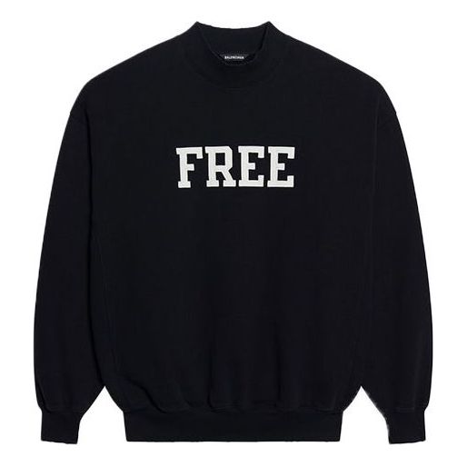 スウェットbalenciaga free crew-neck sweatshirt - navalpost.com