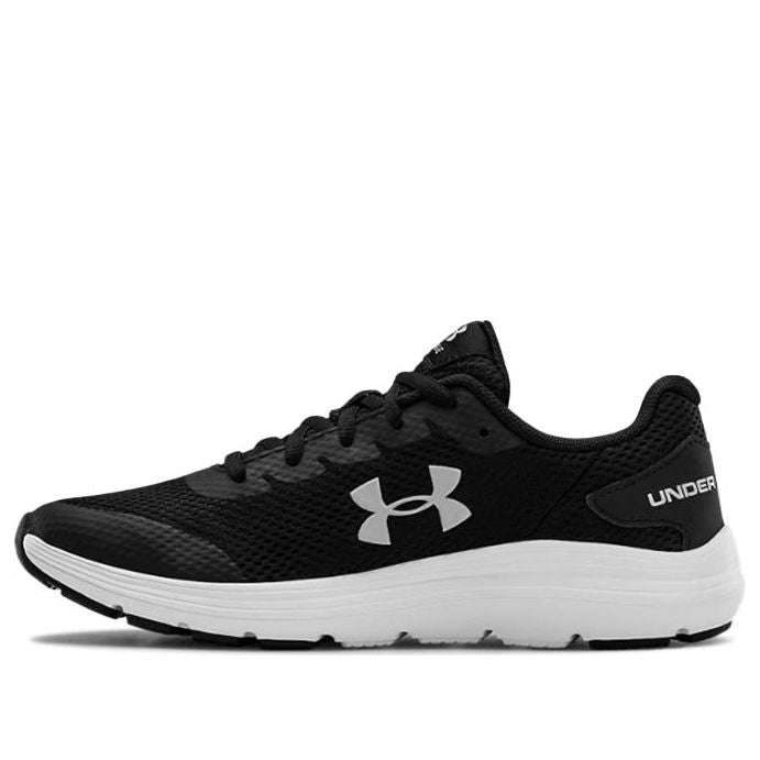 GS) Under Armour Surge 2 AC 'Black White' 3022870-001-KICKS CREW