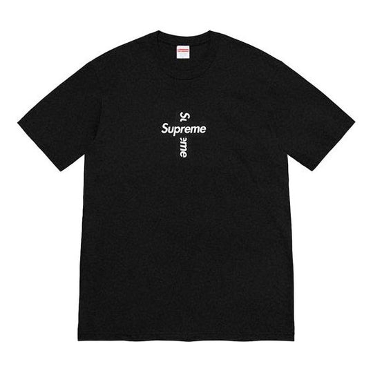 Supreme Week 17 Cross Box Logo Tee LogoT SUP-FW20-371-BLK