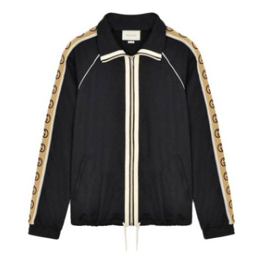 GUCCI SS20 Side Sleeve Logo Striped Oversized Knitted Jacket For Men B ...