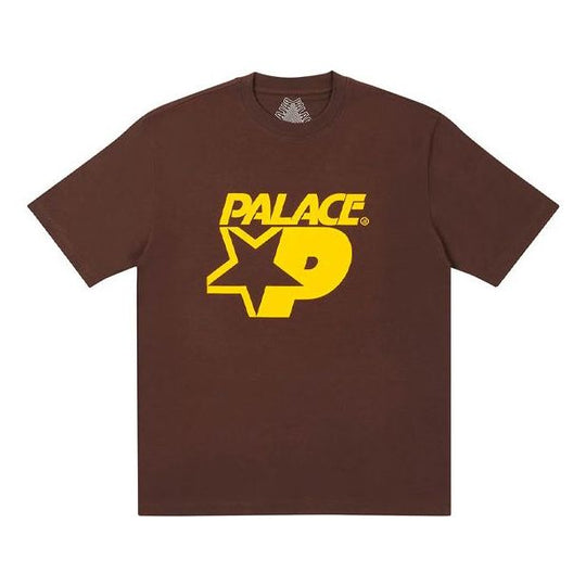 PALACE Sporty Brown Alphabet Logo Short Sleeve Unisex P20TS013