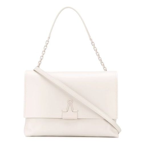 Buy Off-White Soft Medium Binder Clip Bag 'Off White' -  OWNA120S20LEA0010300