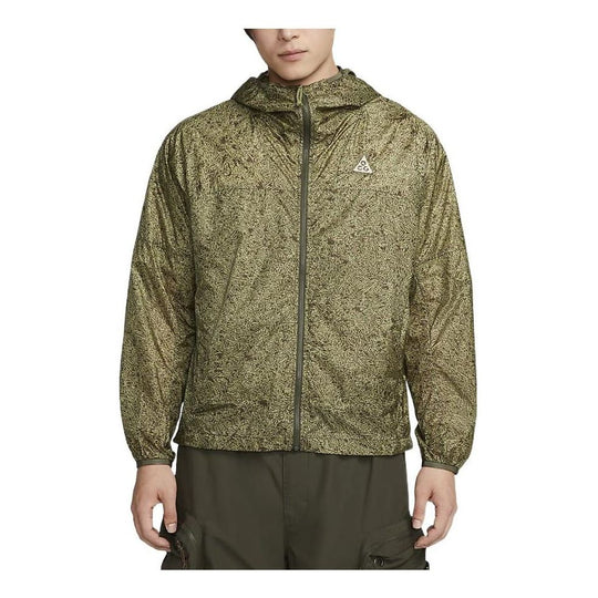 Nike ACG Cinder Cone hooded zipped jacket 'Green' DO6269-334