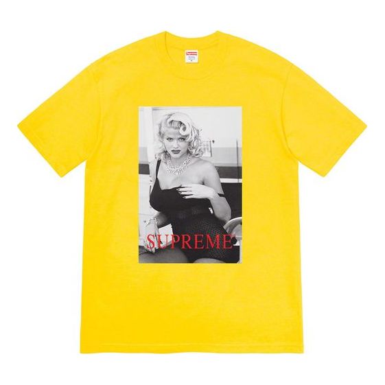 Supreme Week 8 Anna Nicole Smith Tee Pattern Printing Short Sleeve Uni