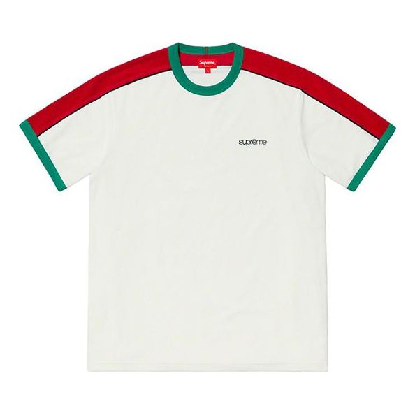 Supreme SS19 Shoulder Stripe Terry SS Top Tee SUP-SS19-10269