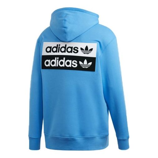 Men's adidas originals Vocal Hoody Hooded Sports Blue ED7206 - KICKS CREW