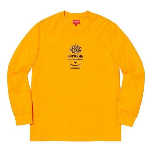 Supreme FW19 Week 7 Marrakech LS Top Logo Tee SUP-FW19-670