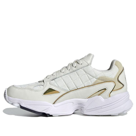 Adidas falcon best sale white and cream