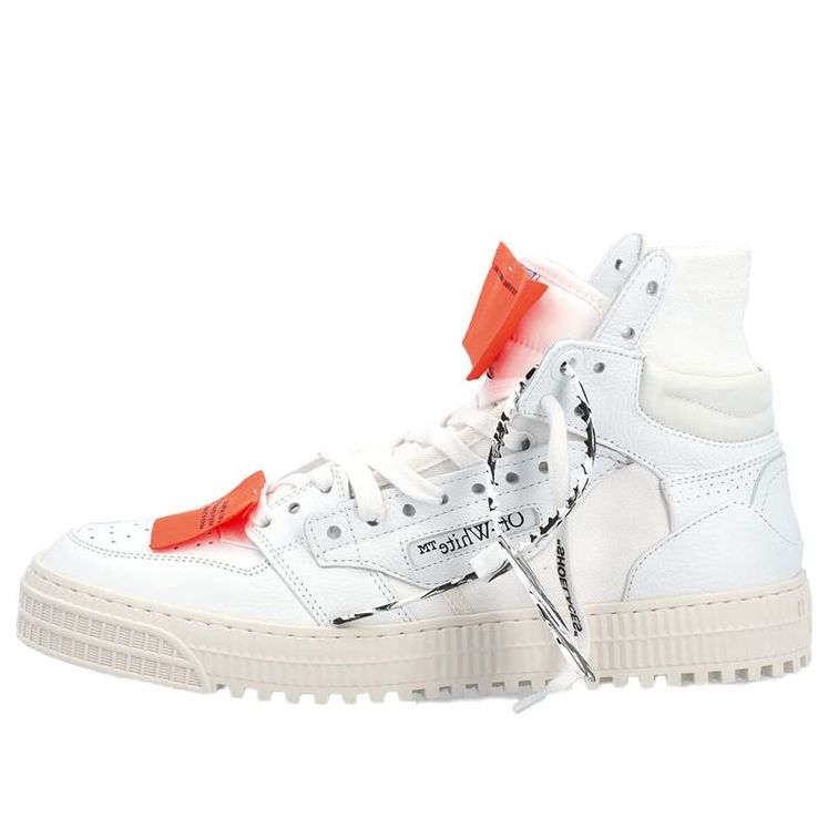 OFF-WHITE Off-Court 3.0 High-Top Sneakers White/Orange OMIA065F21LEA00 ...