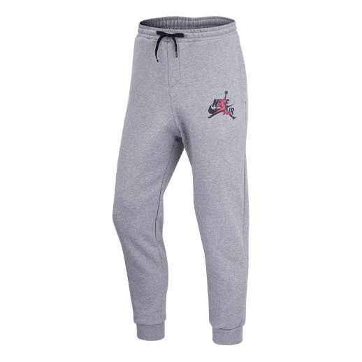 Men's Air Jordan Logo Printing Fleece Stay Warm Lacing Sports Pants/Tr ...