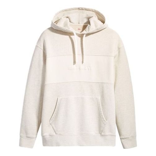 Men's Levis Hooded Pullover Pure Cotton Beige 35872-0000 - KICKS CREW