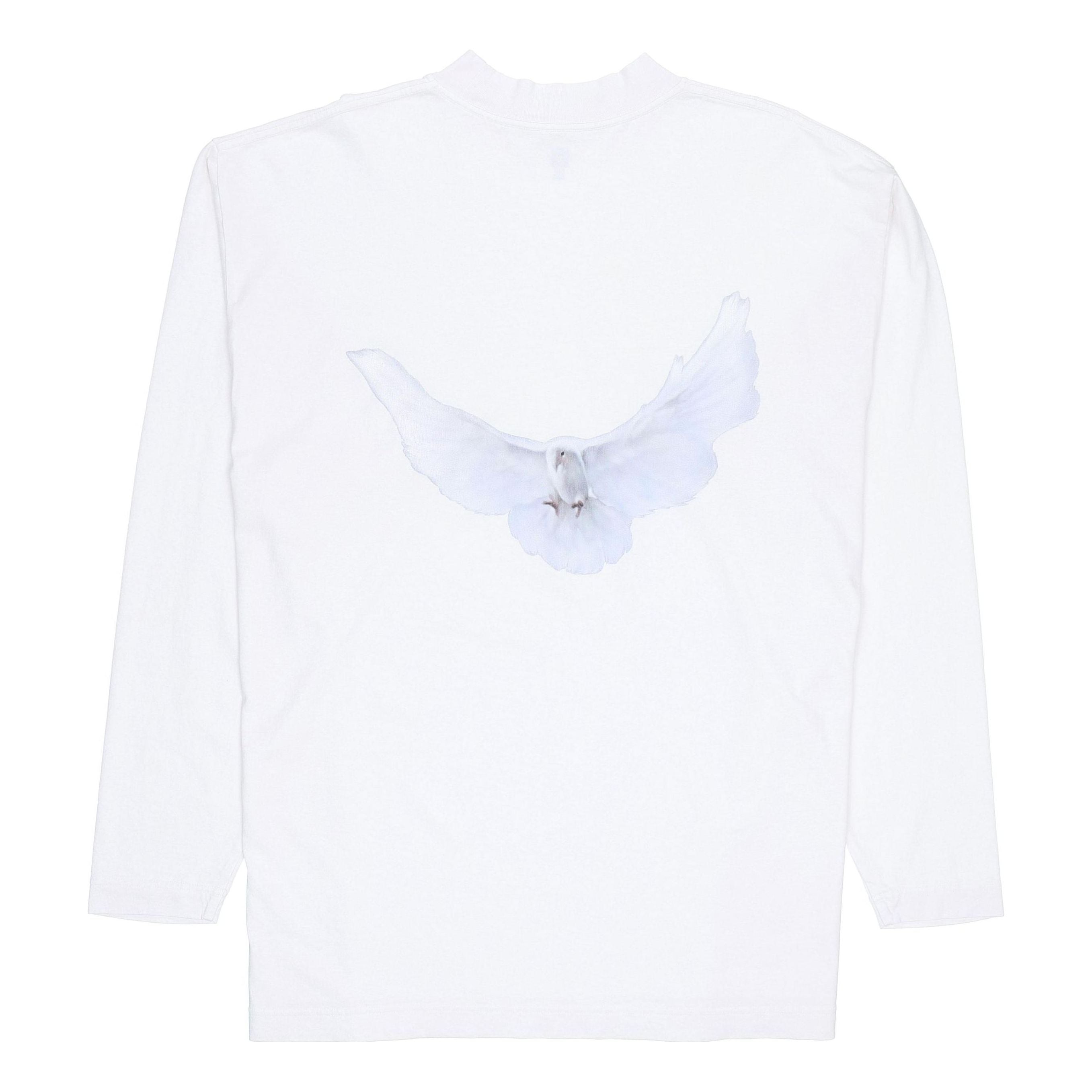 YEEZY Gap x Balenciaga Dove Long Sleeves T-shirt 'White' YEEZY-SS22-019