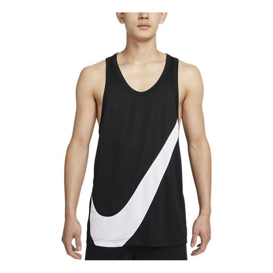 Men's Nike Big Swoosh Training Quick Dry Breathable Basketball Jersey ...