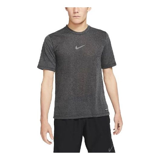 Men's Nike Pro Short Sleeve Training Top - Black/White