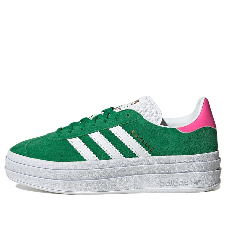 (WMNS) adidas Gazelle Bold 'Green Lucid Pink' IG3136