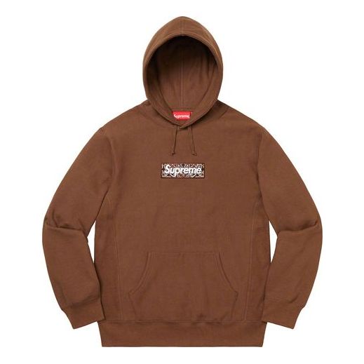 Supreme bandana box logo hoodie sale fw19