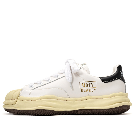 Maison MIHARA YASUHIRO BLAKEY VL OG Sole Leather Low-top Sneaker 'White' A09FW731-WHT