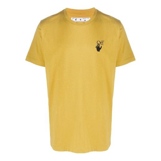 OFF-WHITE FW20 Arrows Short Sleeve T-Shirt Mens Logo Round Neck OMAA027F20FAB0131610 T-shirts - KICKSCREW