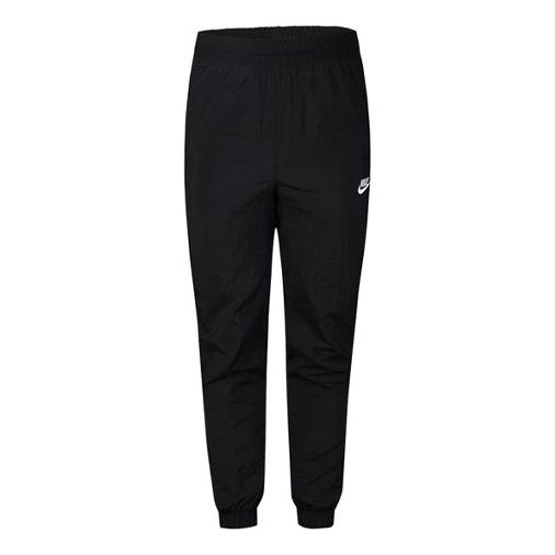 Men's Nike Sportswear Woven Black Long Pants/Trousers CU4314-010