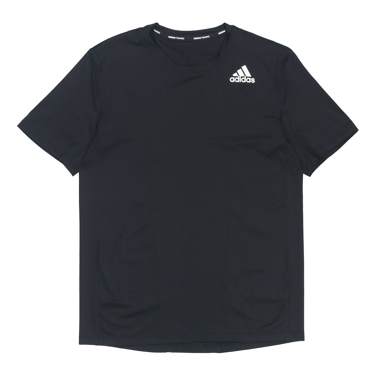 adidas TF Turf Ss Ftd Round Neck Sports Short Sleeve Black GM5040-KICKS ...