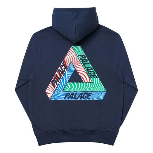 PALACE Tri-Tex Hood Printing Unisex Navy Blue PAL-SS20-66 - KICKS CREW