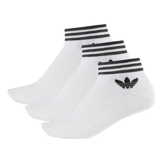 adidas Cozy Breathable Sports Socks 3 Pairs White AZ6288 - KICKS CREW