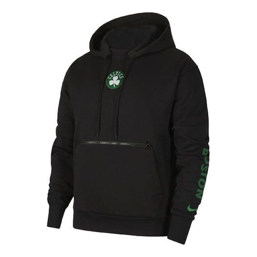 Nike NBA Courtside Boston Celtics Casual Sports Pullover Black