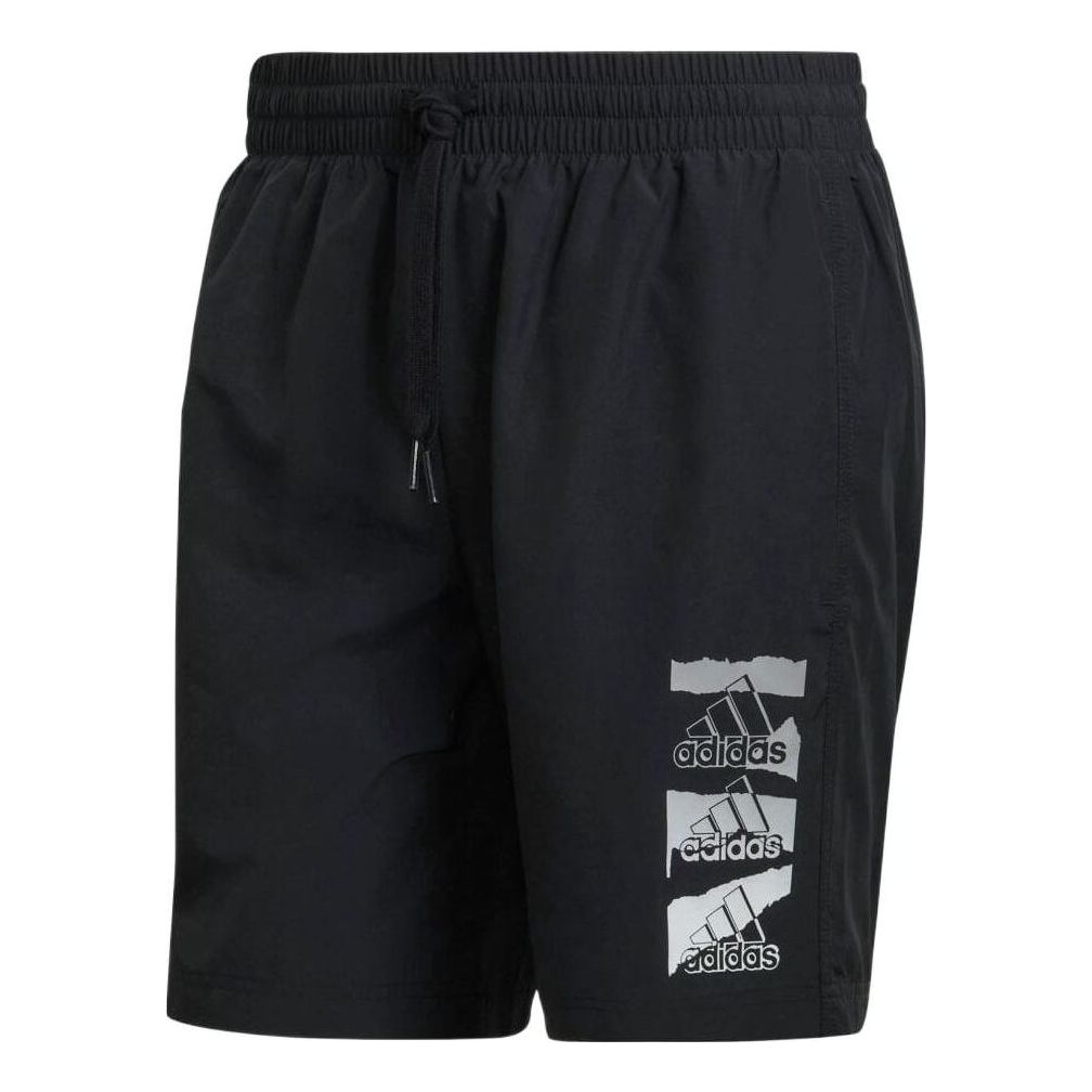 Men's adidas Casual Sports Logo Woven Shorts Black HE1886