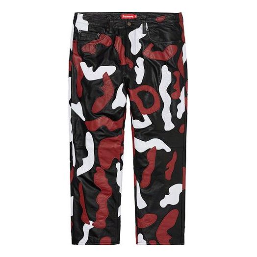 Supreme, Pants, Supreme Red Camo Cargo Pants