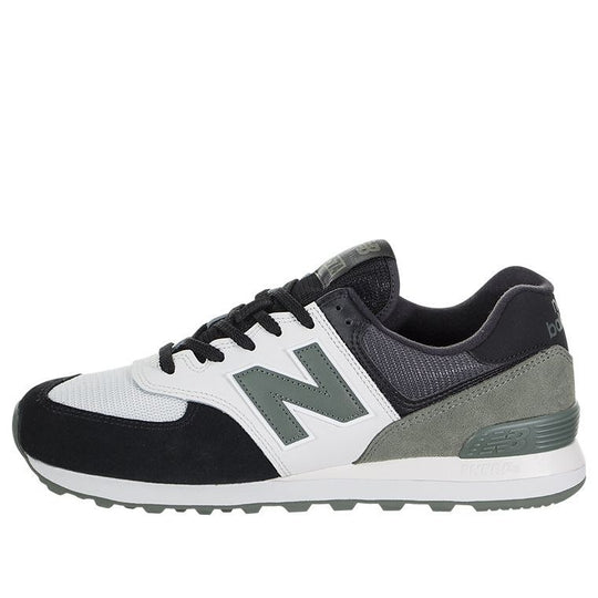 New Balance 574 Series Low-Top Black/White/Grey ML574JHU - KICKS CREW