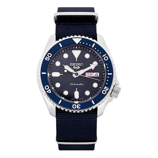 Men's SEIKO Canvas Blue No. 5 Series Watch SRPD51K2 - KICKS CREW