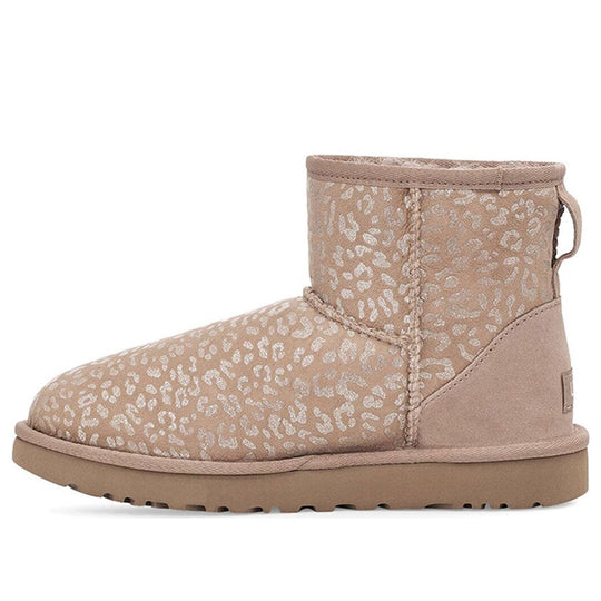 WMNS) UGG Classic Mini Snow Leopard Brown Yellow 1113494-AMP