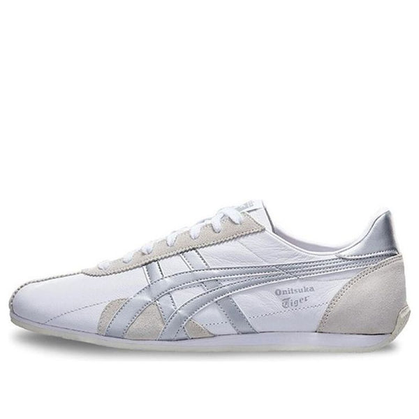 Onitsuka Tiger Runspark Splicing Sports Silver White D201L-101