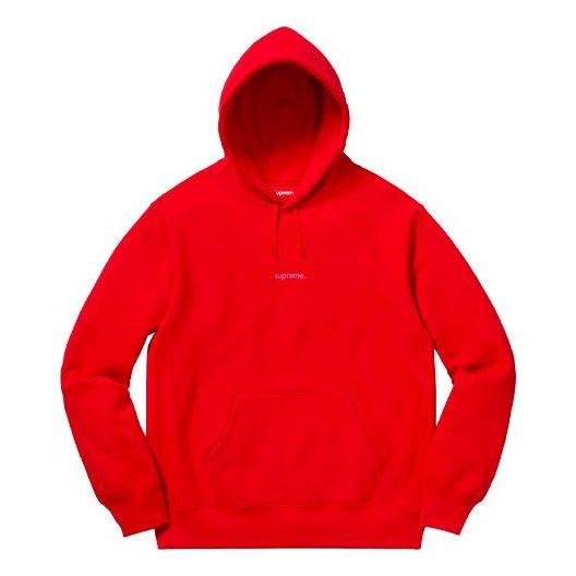 Supreme FW18 Trademark Hooded Sweatshirt Red SUP-FW18-301 - KICKS CREW