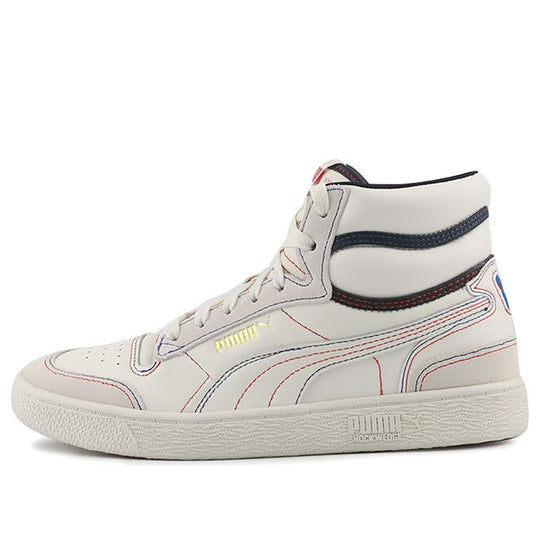 PUMA Ralph Sampson Mid Panorama 'Creamwhite Black Red' 375871-01