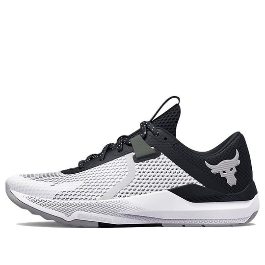 Under Armour Project Rock BSR 2 'White Black' 3025081-100 - KICKS CREW