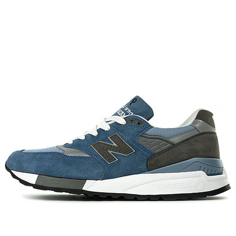 New Balance 998 Low-Top Black/Blue M998BD - KICKS CREW