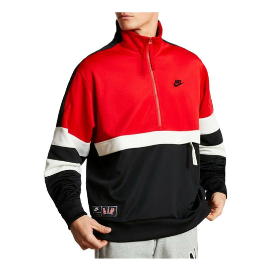 Men's Nike Colorblock Logo Embroidered Zipper Jacket Colorblock AR1839-657