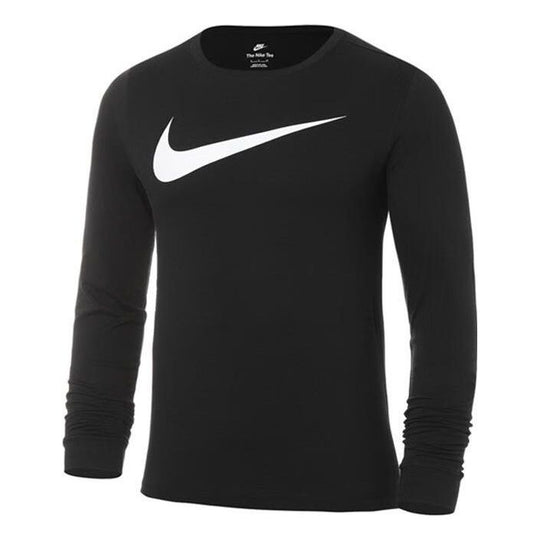 Nike NSW Icon Swoosh Round Tee DZ2987-010 - KICKS CREW